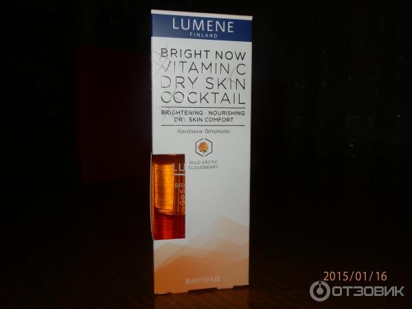 Интенсивный питательный коктейль для склонной к сухости кожи Lumene Vitamin C+ фото