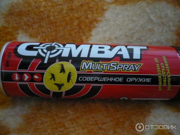 Средство от мух, комаров, тараканов и других насекомых Combat Multi Spray фото