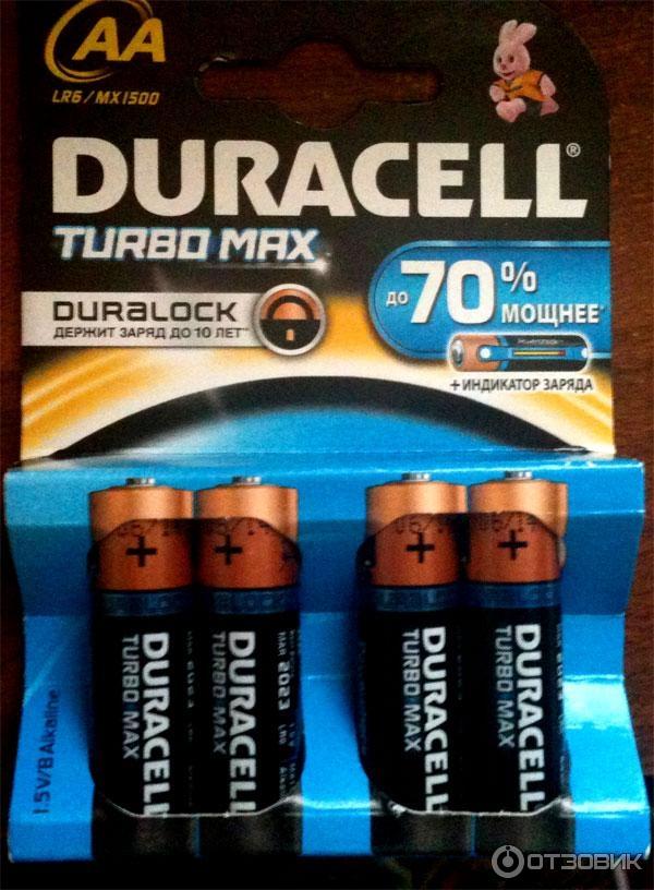 Батарейки Duracell Turbo Max AA фото