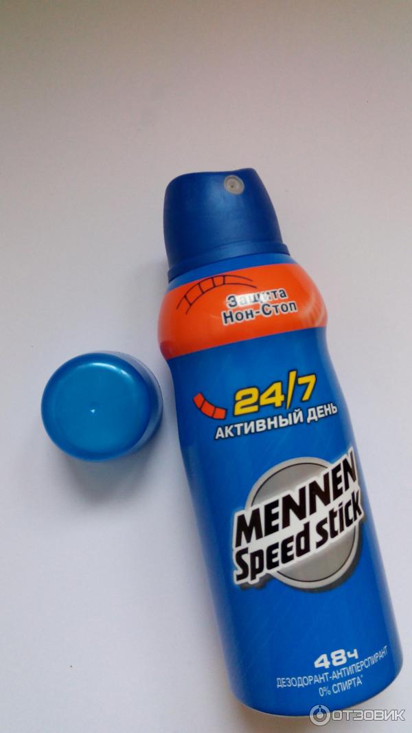 Дезодорант-аэрозоль Mennen Speed Stick 24/7 Активный день фото