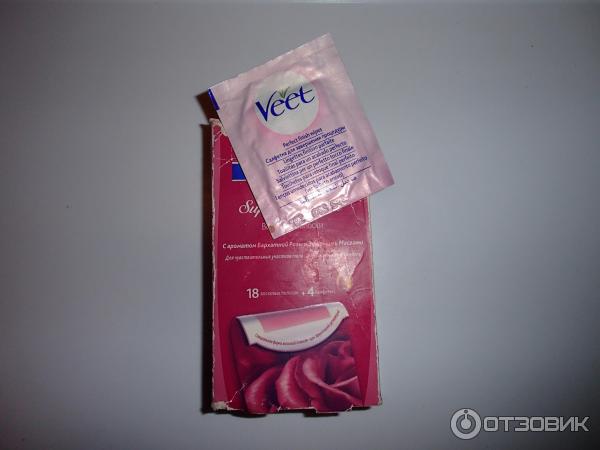 Восковые полоски Veet Suprem Essence для лица фото