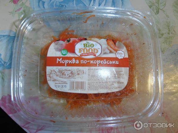 Морковь по-корейски Bio food фото