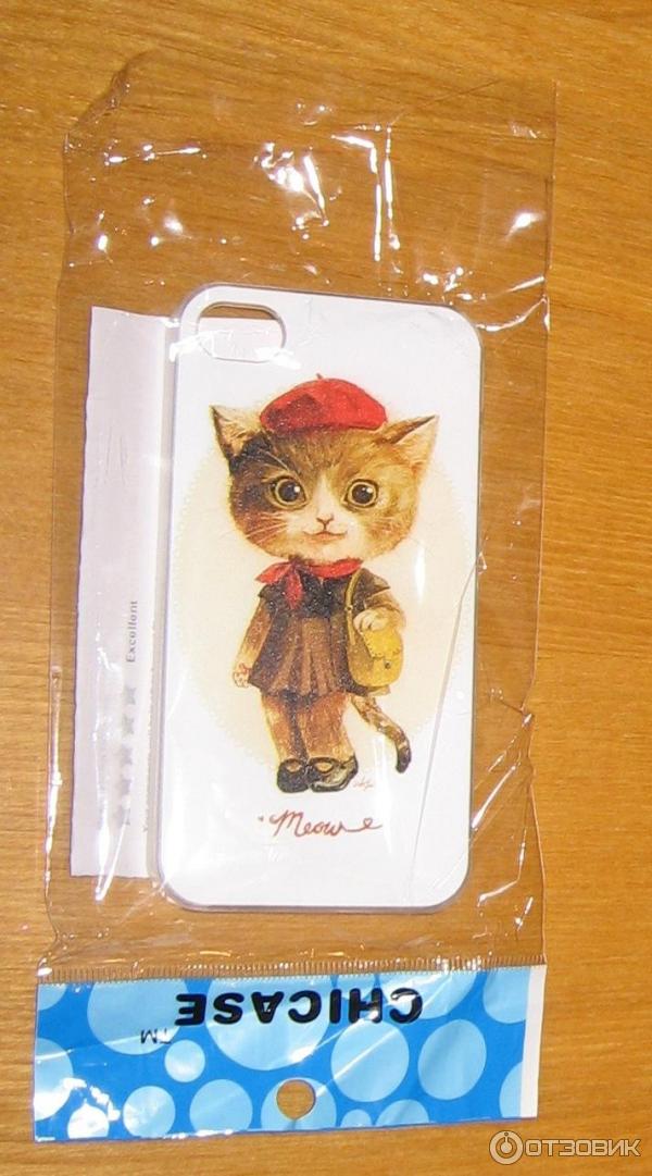 Пластиковый чехол для IPhone 4/4s Chicase Meow фото