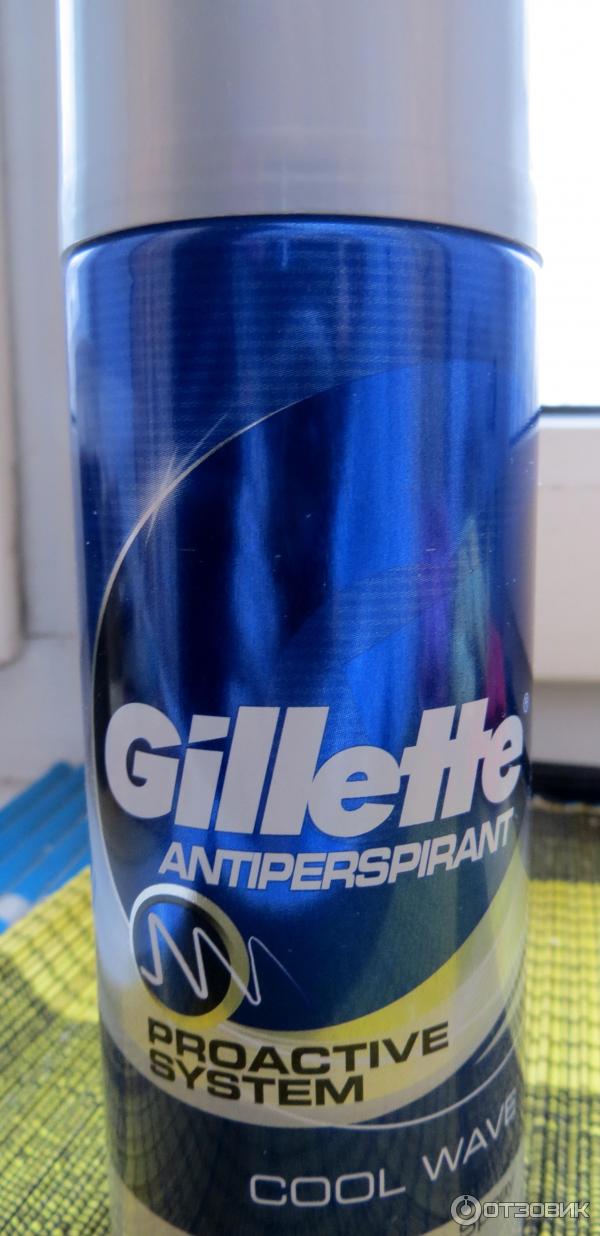 Дезодорант-антиперспирант спрей Gillette Proactive System Cool Wave фото