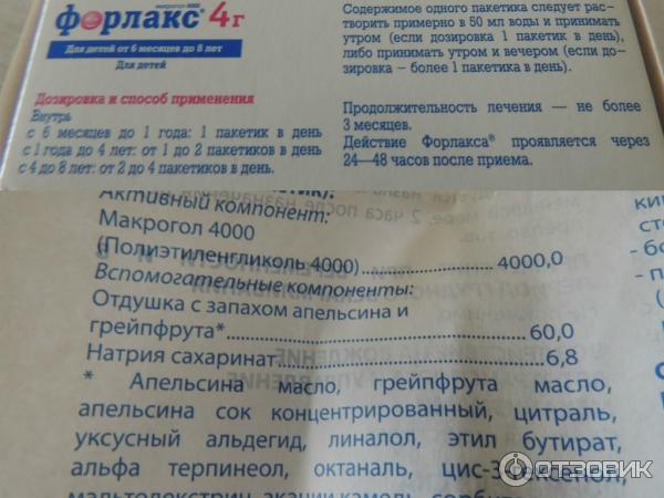 Форлакс Инструкция По Применению Цена Отзывы