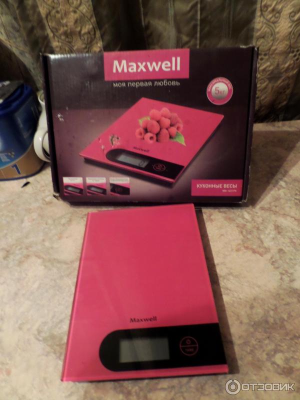 Кухонные весы Maxwell MW-1457 PK фото