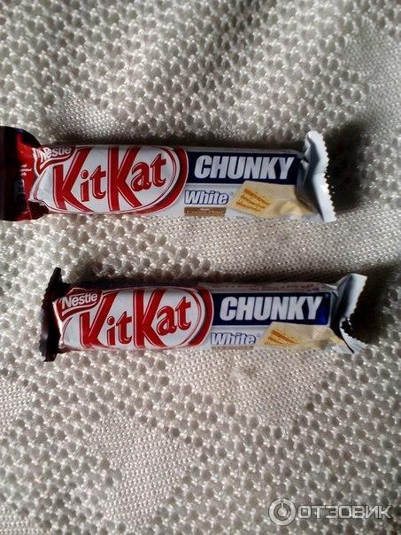 Шоколад Kit Kat chunky white фото