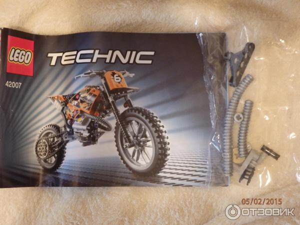 Конструктор Lego Technic 42007 Кроссовый мотоцикл фото