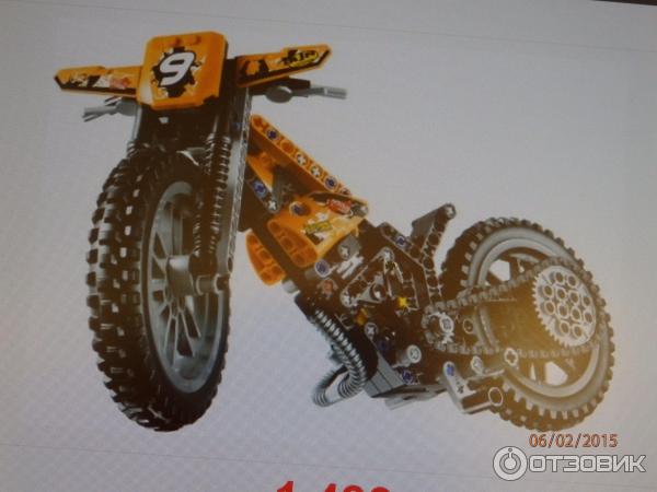 Конструктор Lego Technic 42007 Кроссовый мотоцикл фото