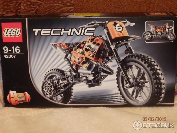 Конструктор Lego Technic 42007 Кроссовый мотоцикл фото