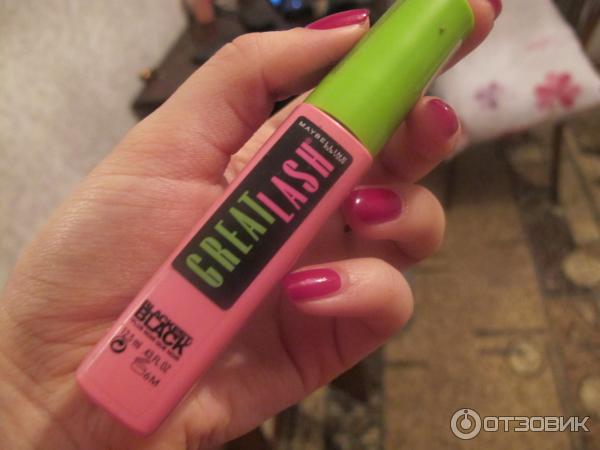 Тушь для ресниц Maybelline New York Great Lash Blackest Black Mascara фото