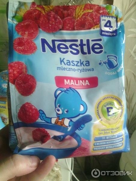 Каша Nestle молочная фото