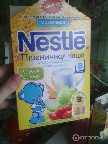 Каша Nestle молочная фото