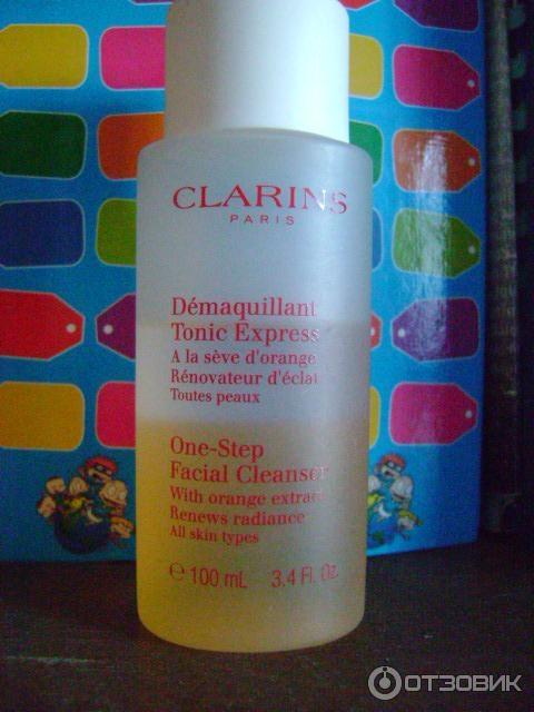 Универсальное очищающее средство для лица Clarins One-Step Facial Cleanser с экстрактом апельсина фото