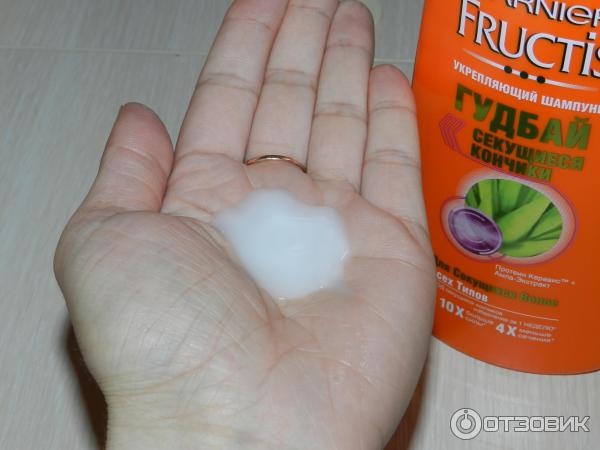 Укрепляющий шампунь Garnier Fructis Гудбай секущиеся кончики фото