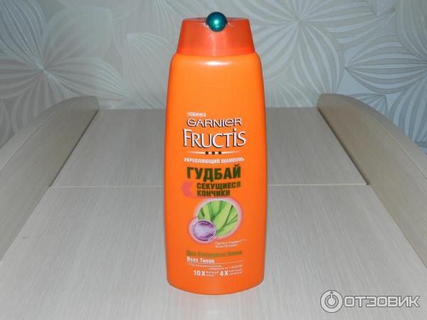 Укрепляющий шампунь Garnier Fructis Гудбай секущиеся кончики фото