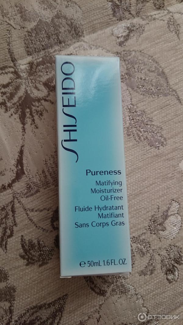 Увлажняющее средство с матирующим эффектом Shiseido Pureness фото