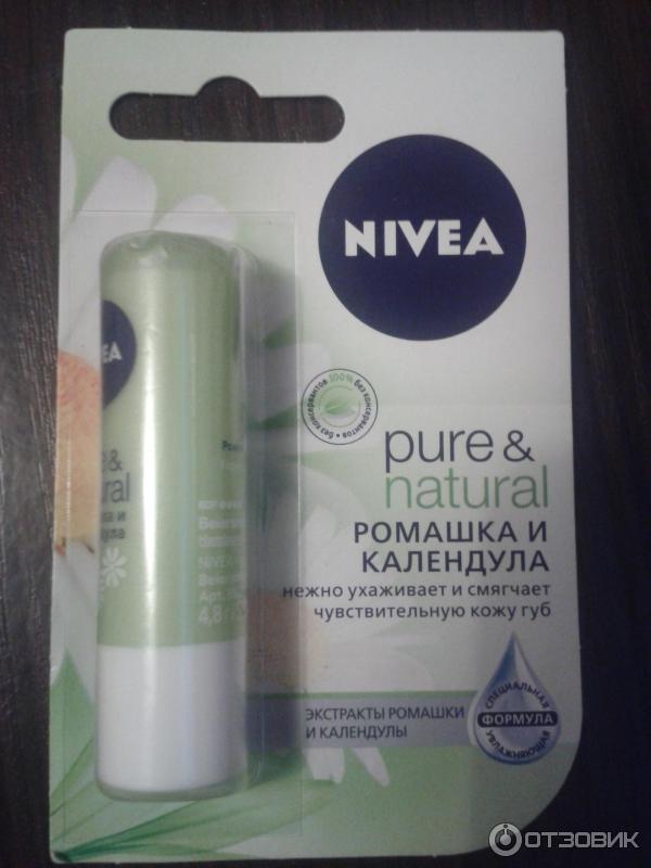 Бальзам для губ NIVEA Ромашка и календула фото