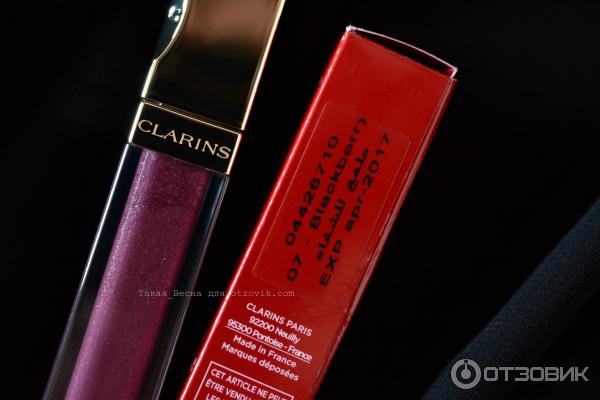 Clarins Gloss Prodige Blackberry 07 photo фото отзыв