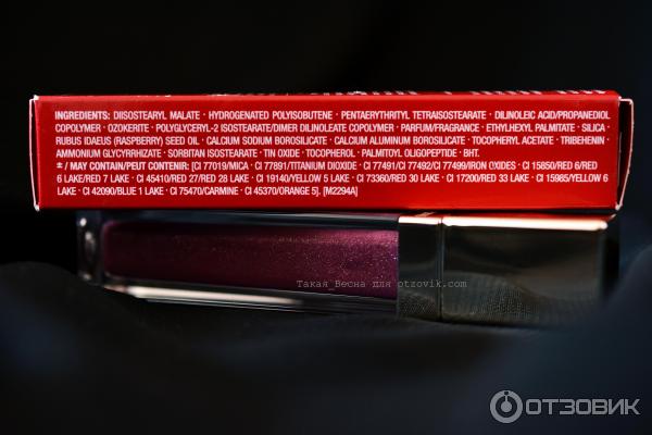 Clarins Gloss Prodige Blackberry 07 photo фото отзыв