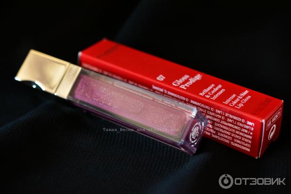 Clarins Gloss Prodige Blackberry 07 photo фото отзыв