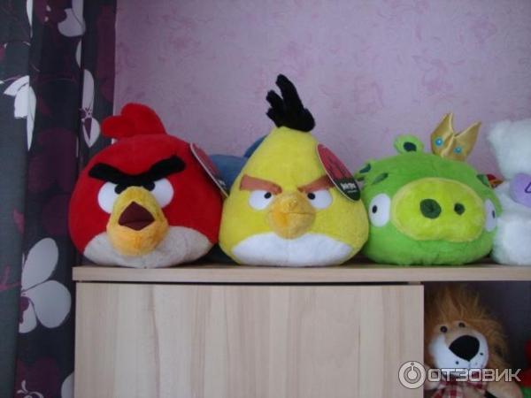 Плюшевые игрушки Angry birds фото