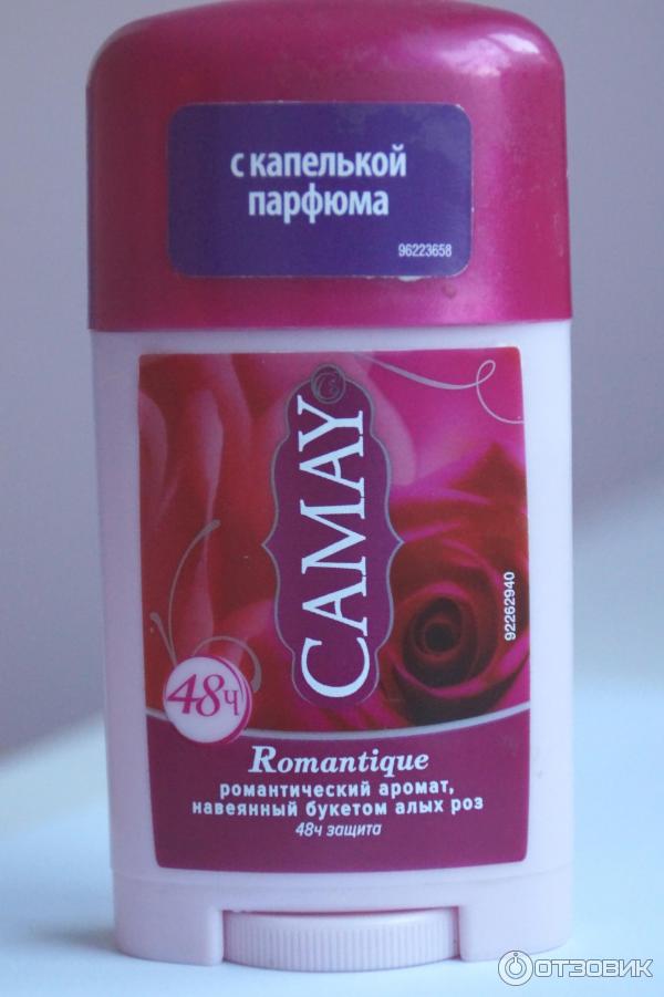 Дезодорант-антиперспирант Camay Romantique с ароматом красной розы фото