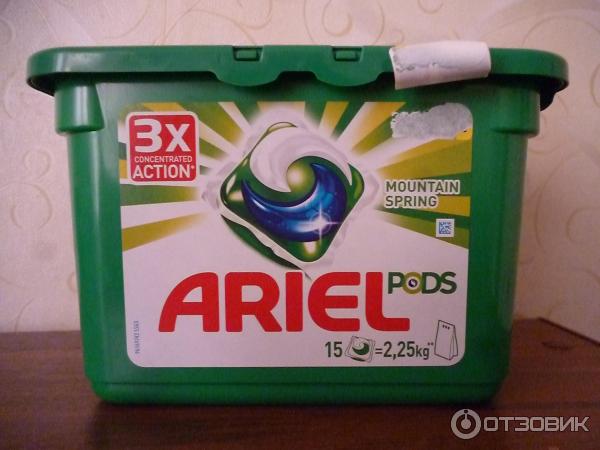 Капсулы для стирки Ariel Pods фото