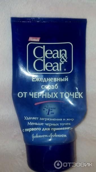 Новинка. Ежедневный скраб от черных точек Clean&Clear фото