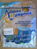 Овсяные хлопья быстрого приготовления "Кашка минутка" фото