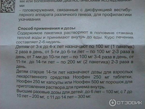 Ноофен Инструкция По Применению Цена Отзывы Аналоги