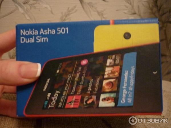 Сотовый телефон Nokia Asha 501 Dual Sim фото