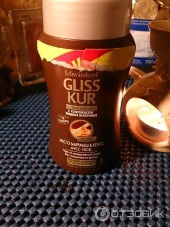 Мусс-уход Schwarzkopf Gliss Kur Масло марракеш и кокос фото