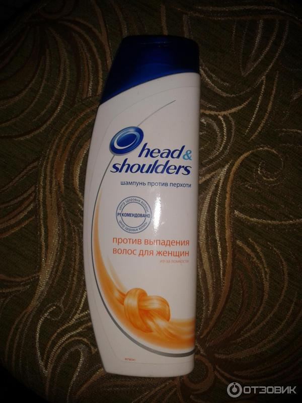 Шампунь против перхоти Head &Shoulders против выпадения волос для женщин фото