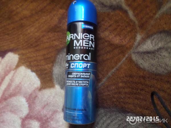 Дезодорант-антиперспирант Garnier Mineral Men 96H Sport фото