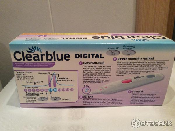 Тест на овуляцию Clearblue фото