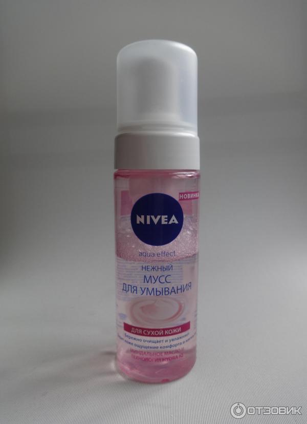 Мусс для умывания NIVEA aqua effect для сухой кожи