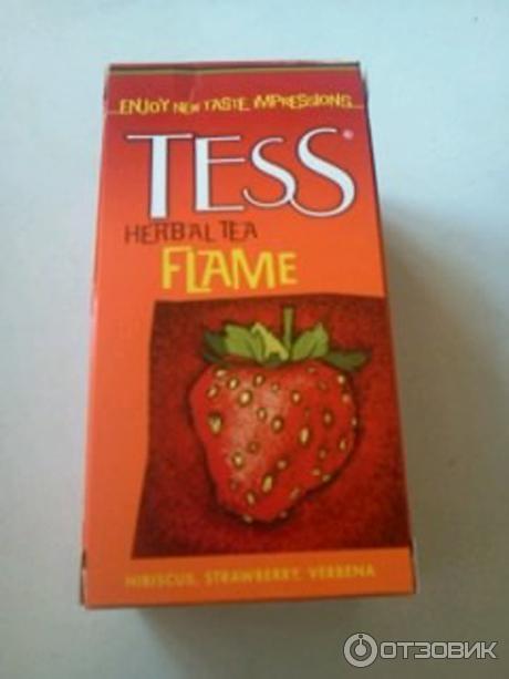 Чай Tess Flame Клубника фото