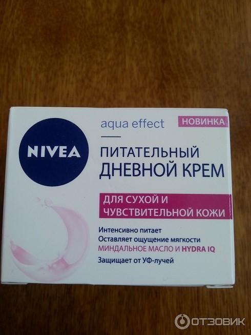 Дневной крем для лица Nivea Aqua Effect Питательный для сухой кожи фото