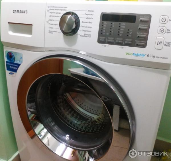 Стиральная машина Samsung Eco Bubble WF602W2BKWQ фото