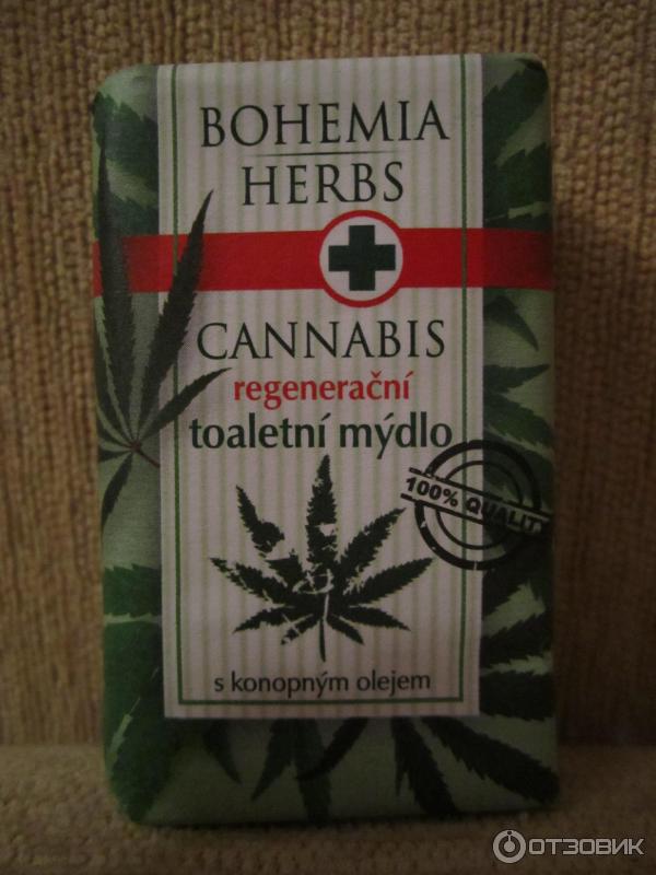 Туалетное мыло Bohemia Herbs Cannabis фото