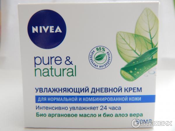 Увлажняющий дневной крем Nivea Visage Pure & Natural фото