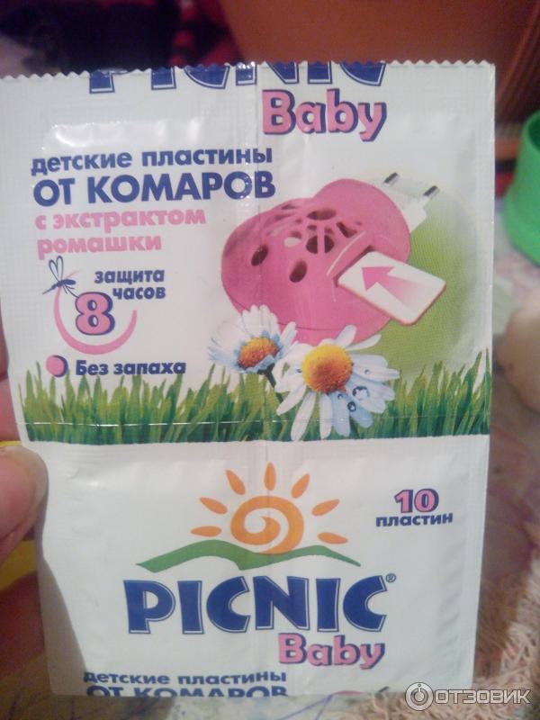 Пластины от комаров Picnic Baby фото