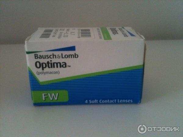 Контактные линзы Bausch&Lomb Optima FM (polymacon) фото