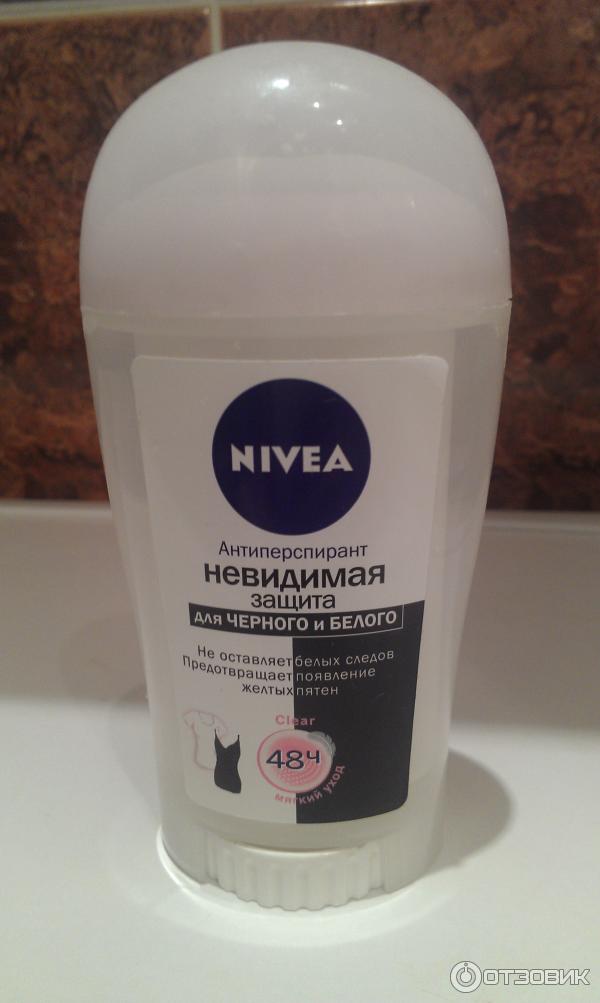 Антиперспирант Nivea Невидимая защита. Для черного и белого стик фото