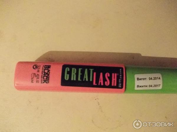 Тушь Maybelline Great Lash черная фото