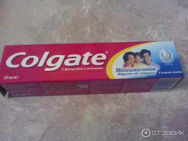 Зубная паста Colgate Maximum Cavity свежая мята фото