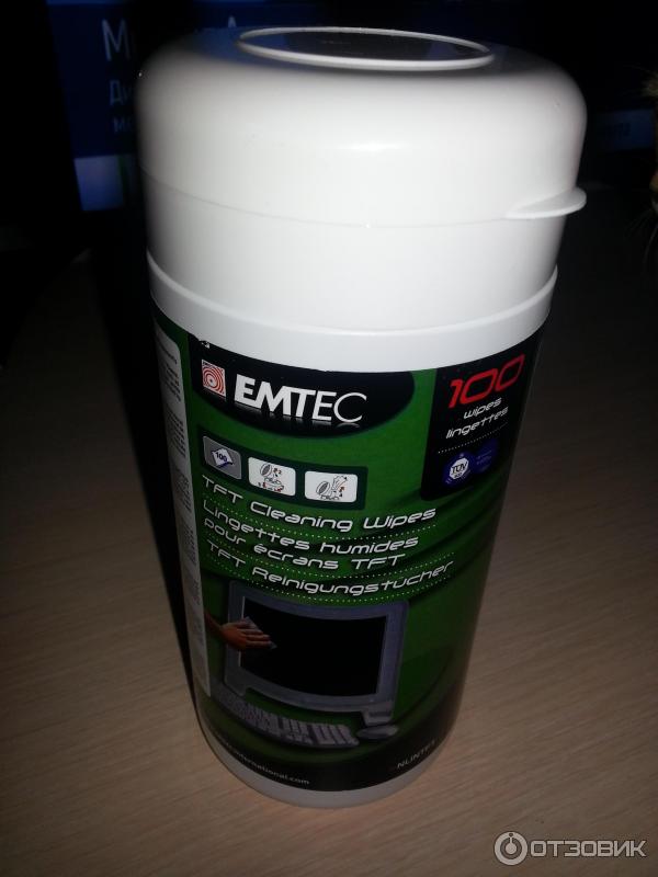 Чистящие салфетки Emtec TFT/LCD Cleaning Wipes Tube фото