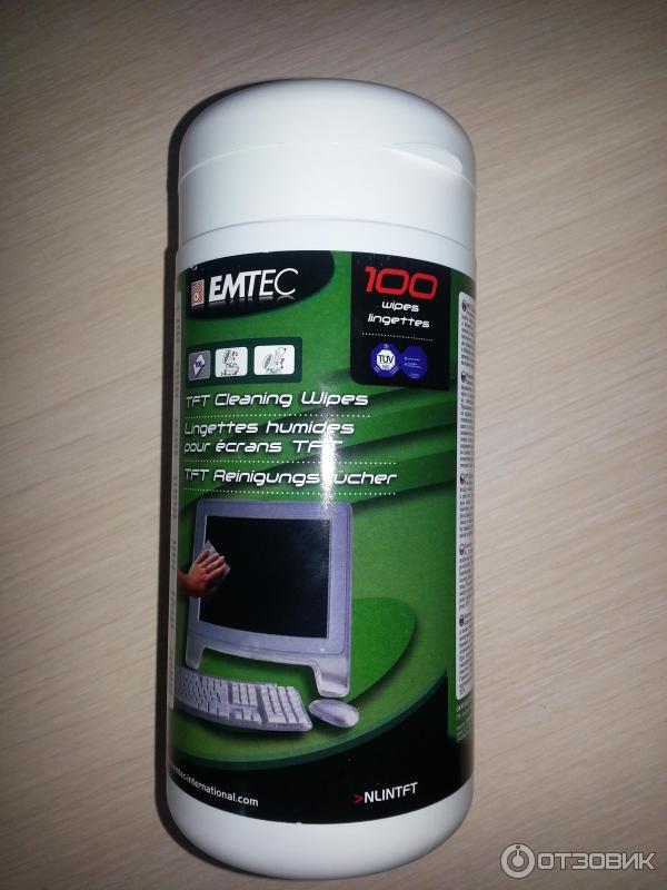 Чистящие салфетки Emtec TFT/LCD Cleaning Wipes Tube фото