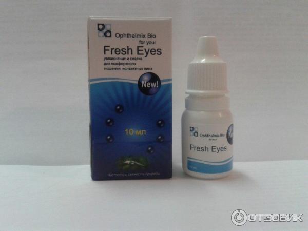 Капли для глаз фото Отзыв о Смазывающие и увлажняющие капли Ophthalmix Bio Fresh Eyes Действительно 